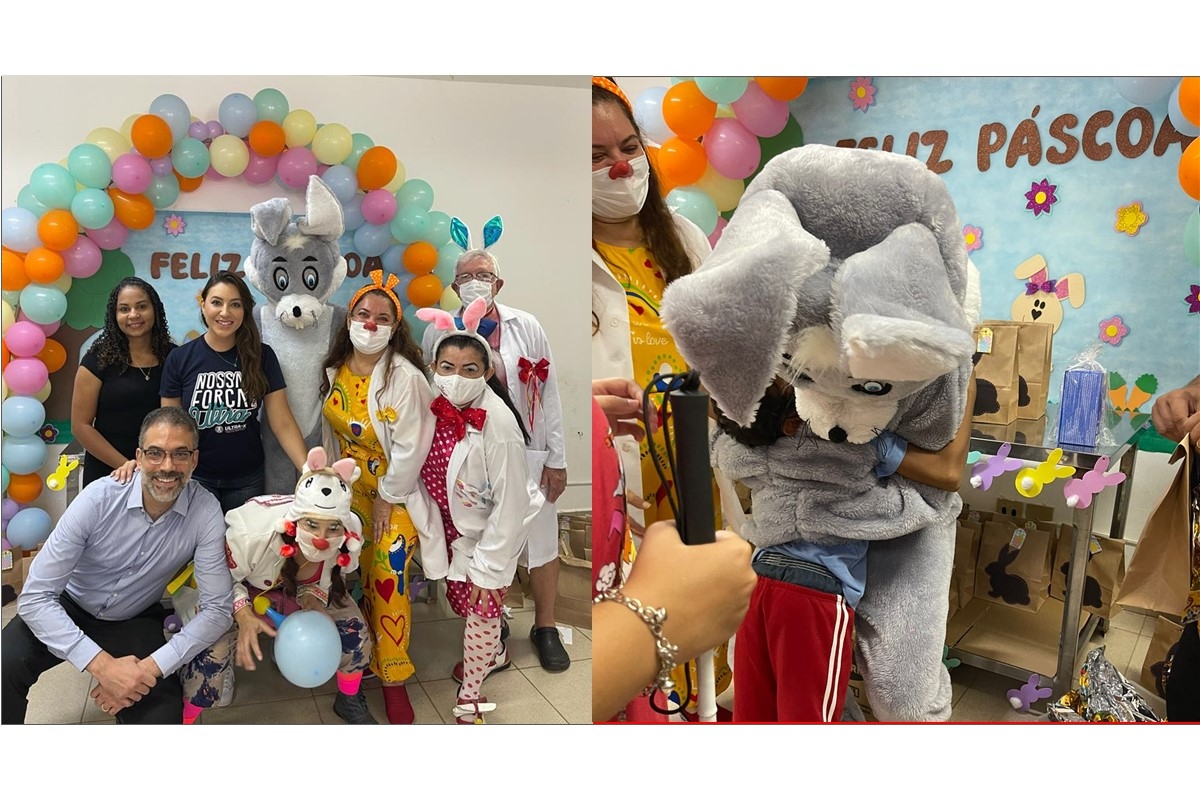 Ultra-X realiza ação de Páscoa em prol do Instituto do Cegos